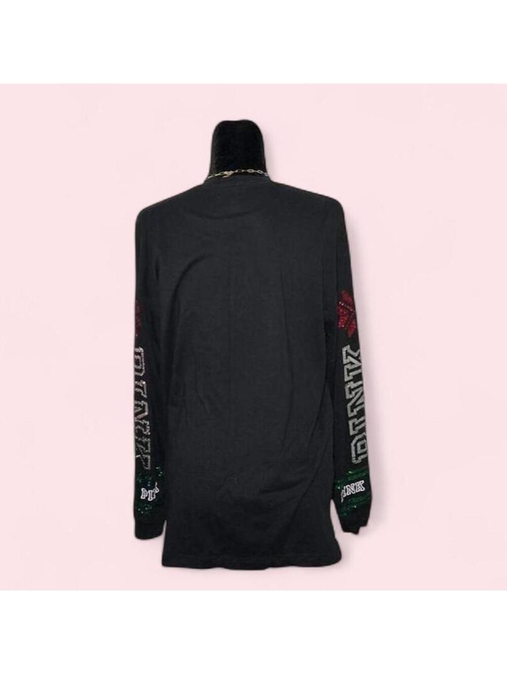 Victoria's Secret PINK Holiday Sequin Long Sleeve Shirt - Picture 4 of 4